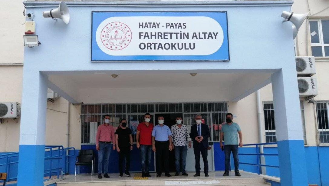 İlçe Milli Eğitim Müdürümüz Eray SARI'nın Payas Fahrettin Altay Ortaokulu Ziyareti.
