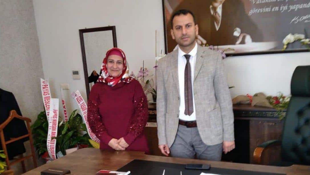 İlkses Özel Eğitim ve Rehabilitasyon Merkezinin İlçe Müdürümüz Sayın Mustafa DANIŞMAN'a Hayırlı Olsun Ziyareti