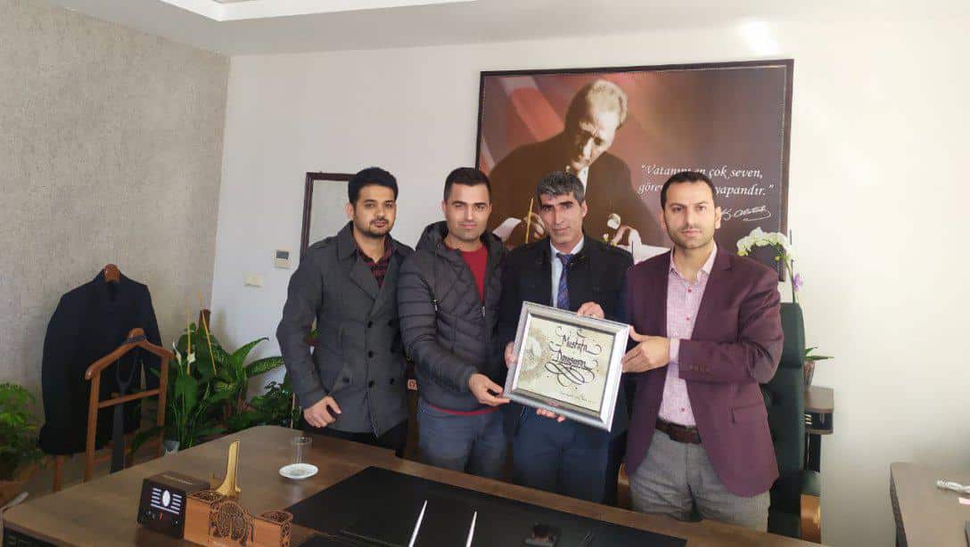 Şehit Mustafa Ozan Gökçe İlkokulu'nun İlçe Müdürümüz Sayın Mustafa DANIŞMAN'a Hayırlı Olsun Ziyareti