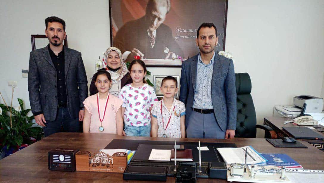Türkiye Zeka Oyunları Yarışmasında Çağlalık İlkokulunun Başarısı