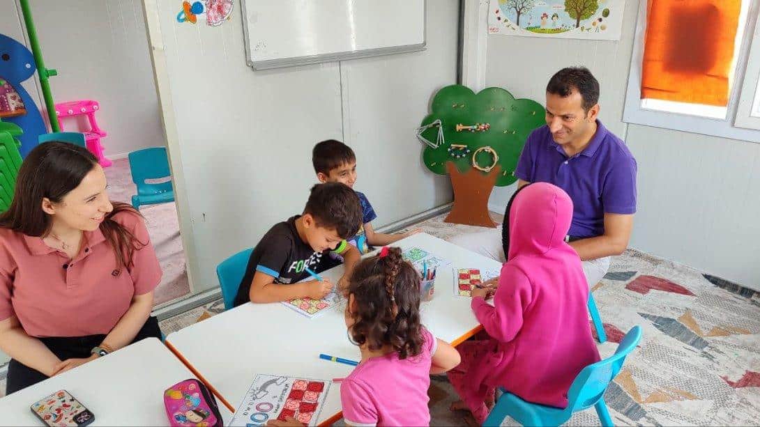 Milli Eğitim Müdürümüz Sayın Mustafa DANIŞMAN'nın Konteyner Anasınıfı Ziyareti